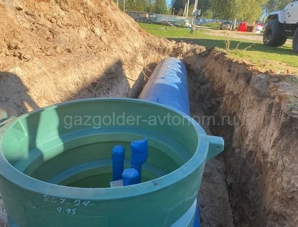 Монтаж газгольдера Медведь под ключ в Пушкино подземно