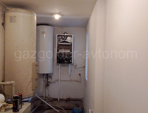 Установка котла Baxi под ключ